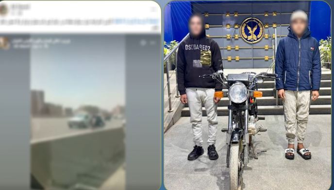 ضبط شخصين بمحاولة سرقة حقيبة على الطريق الدائري بالجيزة